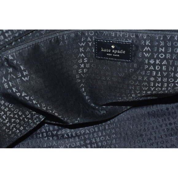 Kate Spade Women Grant Street Jules Grainy Striped Vinyl Shoulder Bag Beach Tote - Picture 14 of 16